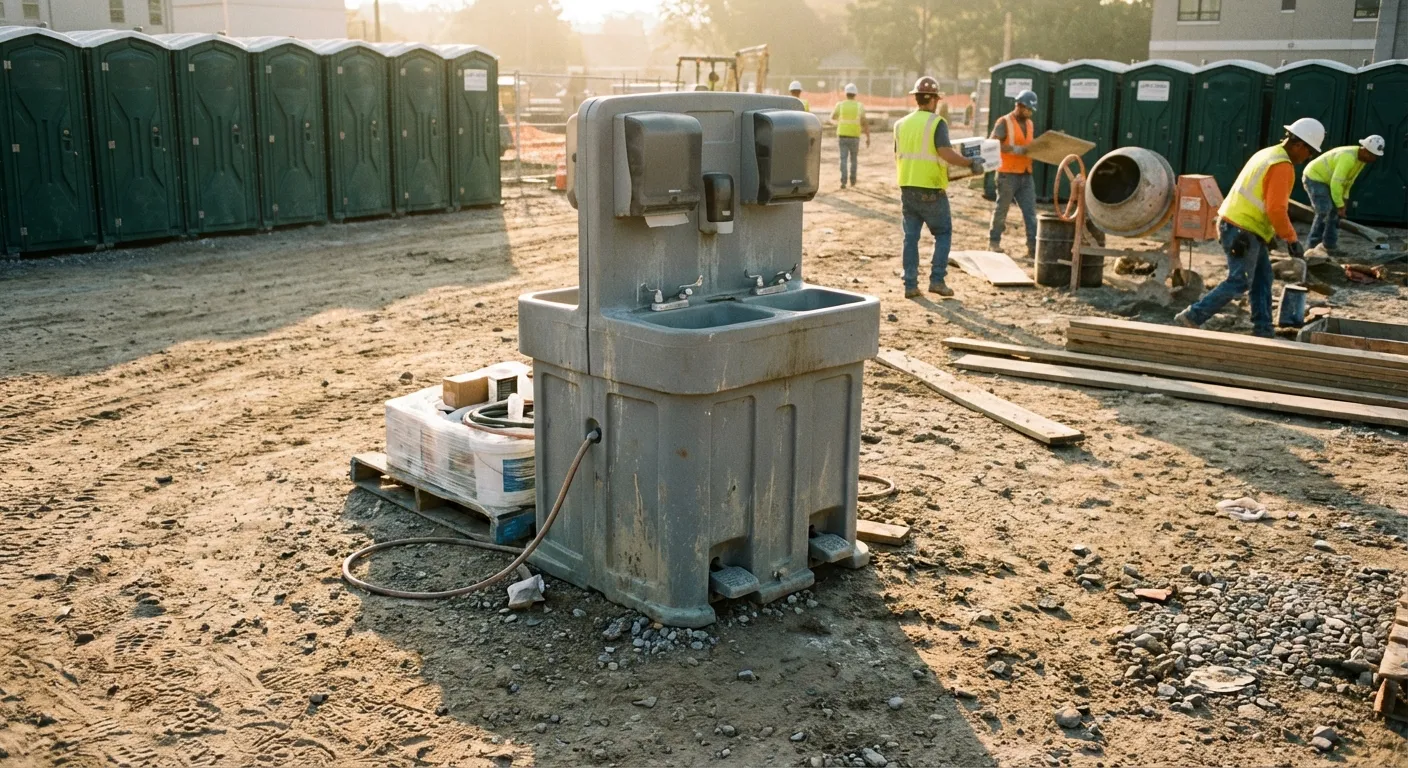 Hand wash station delivery and setup in Denver, CO