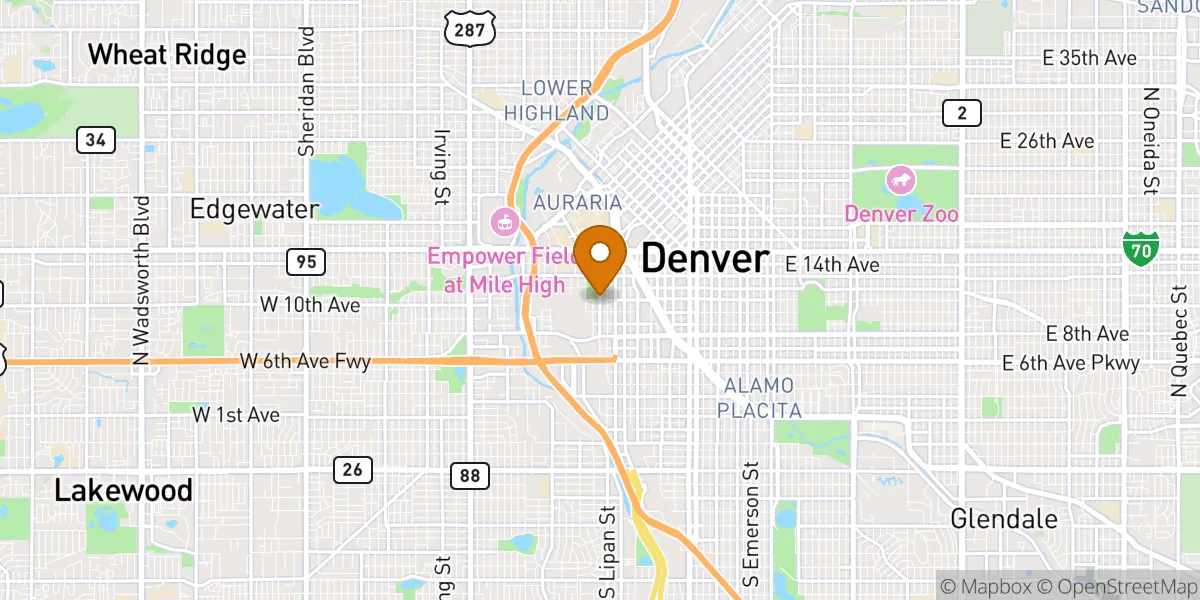 neighborhood map neighborhood map in Denver, CO