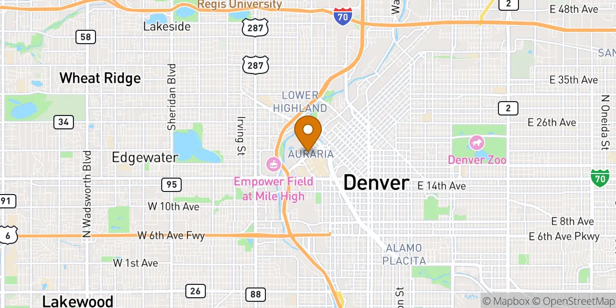 neighborhood map neighborhood map in Denver, CO