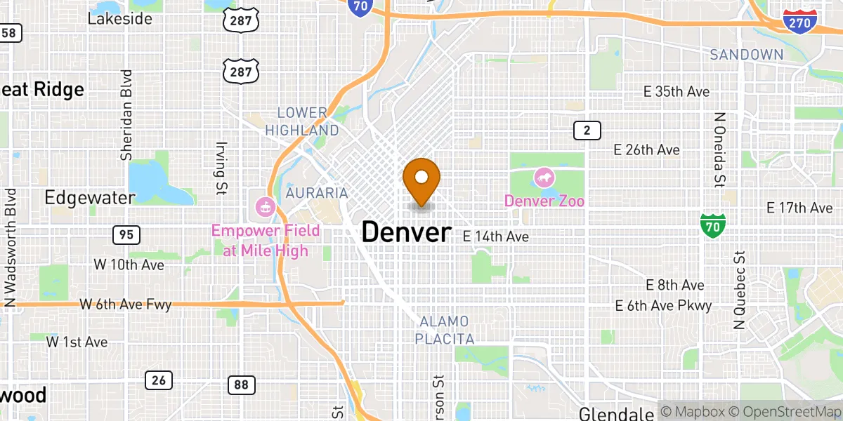 neighborhood map neighborhood map in Denver, CO