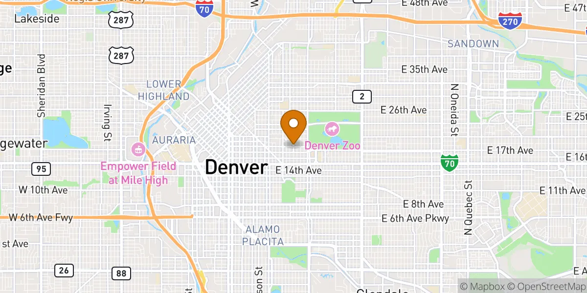 neighborhood map neighborhood map in Denver, CO