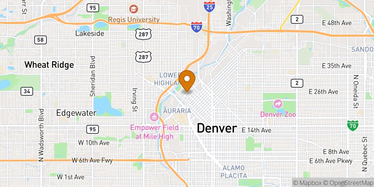 neighborhood map neighborhood map in Denver, CO