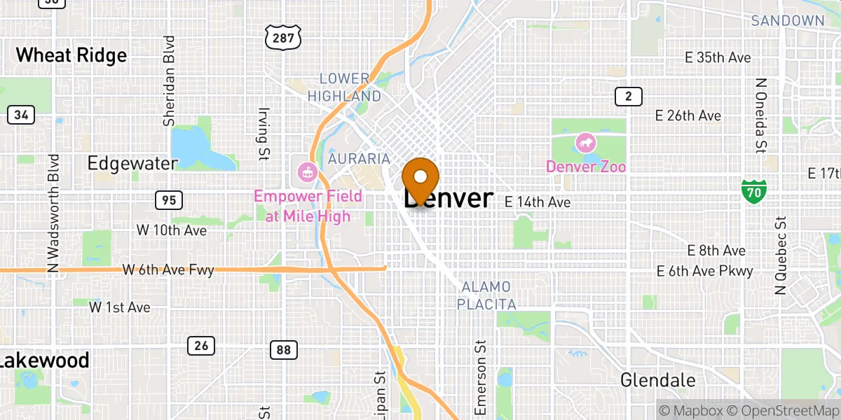 neighborhood map neighborhood map in Denver, CO