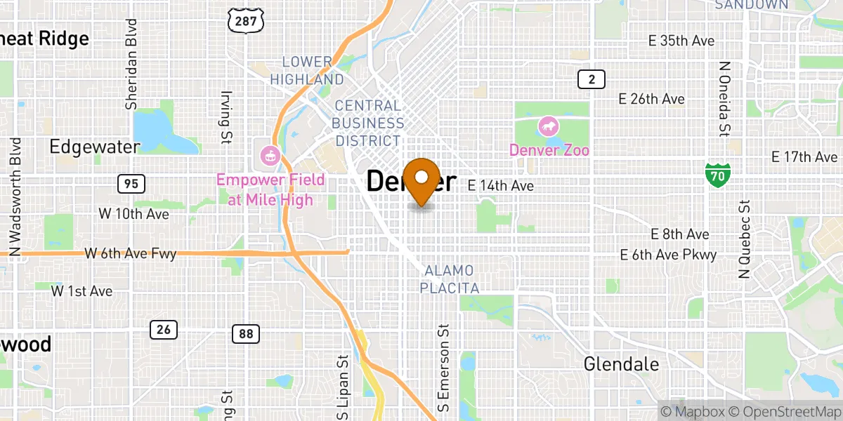 neighborhood map neighborhood map in Denver, CO