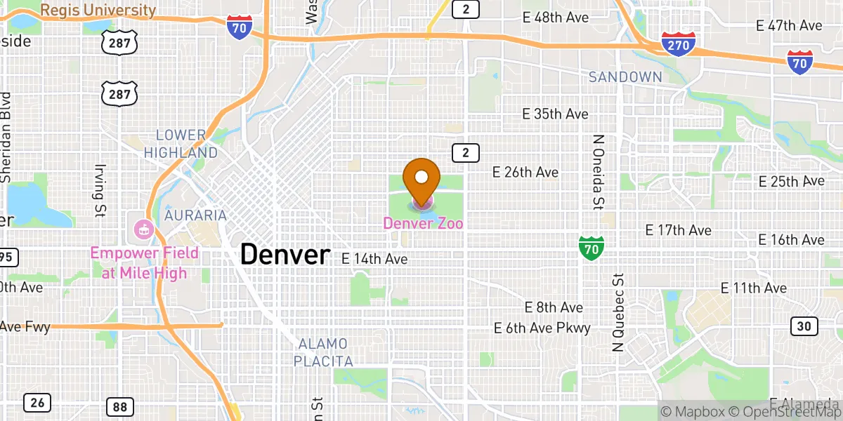 neighborhood map neighborhood map in Denver, CO